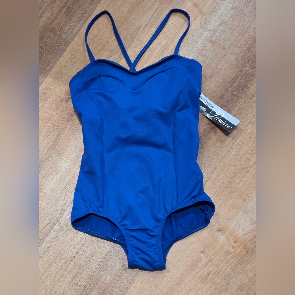 Body Wrappers Premiere Royal Blue Leotard - M (068)